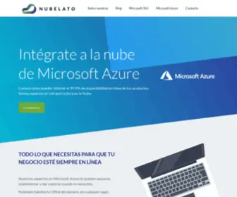 Nubelato.com(Consultoría Microsoft Azure) Screenshot