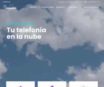 Nubelfon.com(Nubelfon, La Telefonía en nube) Screenshot