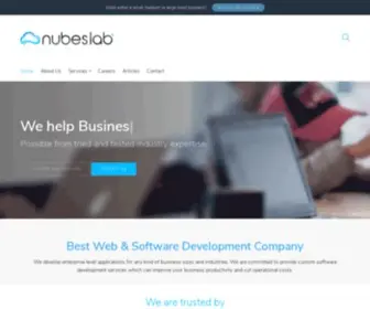 Nubeslab.com(Innovative Software and Enterprise Solutions) Screenshot