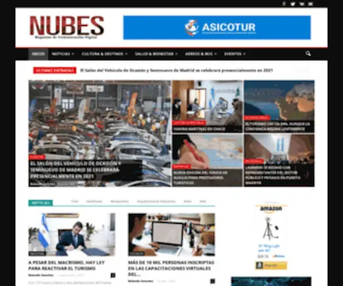 NubesmGzdigital.com.ar(Bienvenidos a Magazine la revista de calidad de vida de Argentina) Screenshot