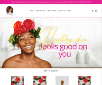 Nubianbeautybar.com(Our company) Screenshot