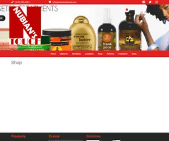 Nubiansbeauty.com(North Atlanta's source for beauty supply) Screenshot