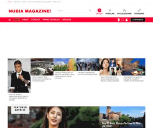 Nubiapage.com(NUBIA MAGAZINE) Screenshot