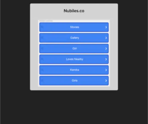 Nubiles.co(Purchase this domain) Screenshot