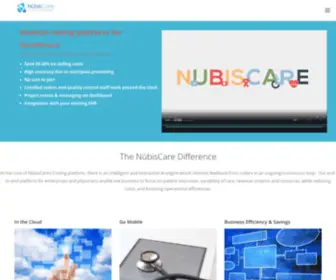 Nubiscare.com(Elevating Healthware) Screenshot