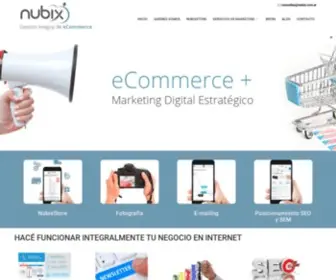 Nubix.com.ar(Proyectos de e) Screenshot