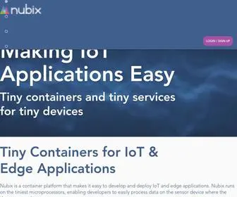 Nubix.io(Tiny Containers and Tiny Services for edge computing. Nubix) Screenshot