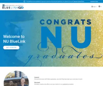 Nubluelink.com(NU BlueLink) Screenshot