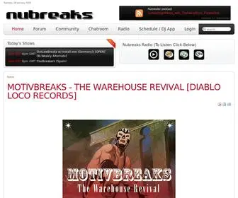 Nubreaks.com(Nubreaks Radio) Screenshot