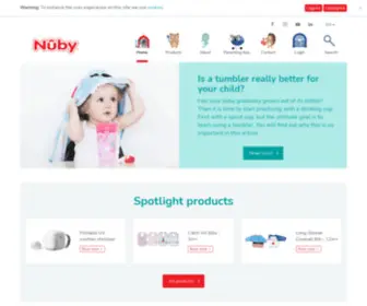 Nuby.be(Home) Screenshot