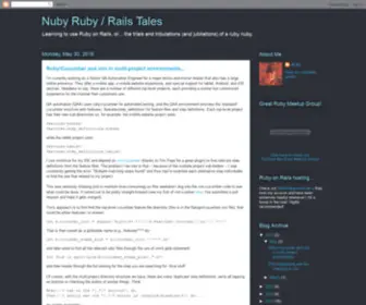 Nubyrubyrailstales.com(Nuby Ruby) Screenshot