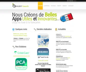 Nubytouch.com(Société) Screenshot