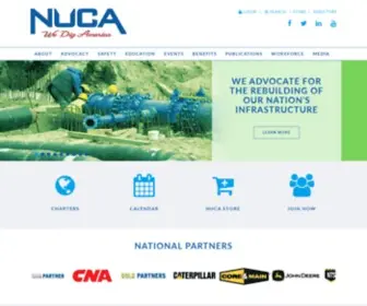 Nuca.com(National Utility Contractors Association) Screenshot