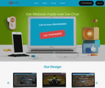 Nucake.com(Dynamic Website Designing Company Delhi) Screenshot