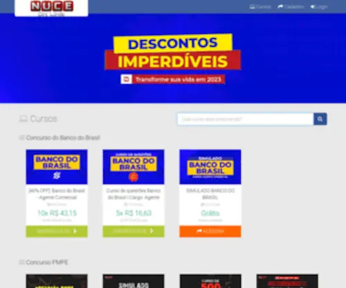 Nuceonline.com.br(Nuce Online) Screenshot