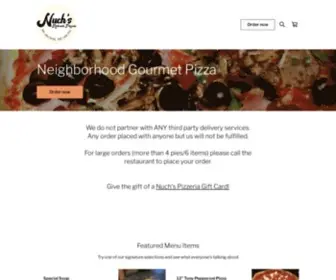 Nuchspizza.com(Neighborhood Gourmet Pizza) Screenshot