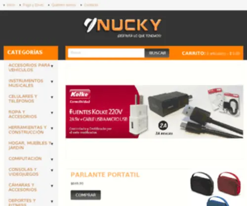 Nucky.com.ar(Nucky) Screenshot