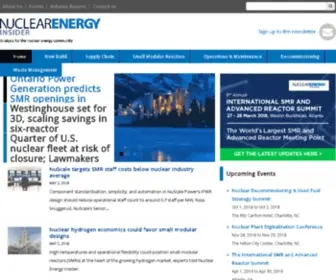 Nuclearenergyinsider.com(Nuclear Energy Insider) Screenshot