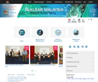 Nuclearmalaysia.gov.my(Portal Rasmi Agensi Nuklear Malaysia) Screenshot