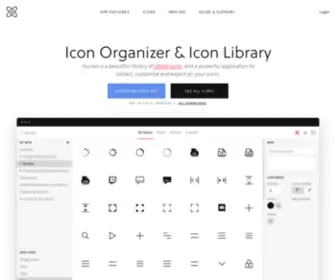 Nucleoapp.com(Icon organizer & icon library) Screenshot