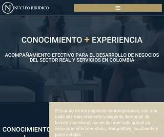 Nucleojuridico.com.co(Núcleo Jurídico) Screenshot