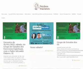 Nucleosinacianos.org.br(Núcleos Inacianos) Screenshot