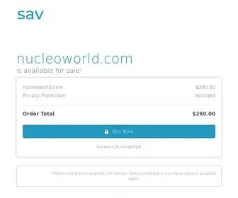 NucleoWorld.com(The premium domain name) Screenshot