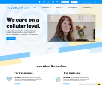 Nucleuscareconsumer.com(We Care On A Cellular Level) Screenshot