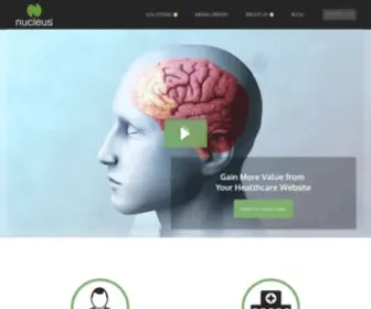 Nucleushealth.com(Medical Animations for Hospital Marketing) Screenshot