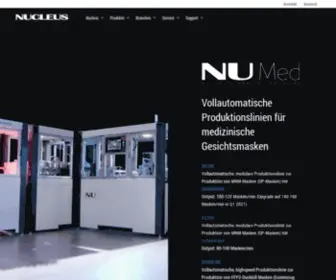 Nucleusultrasonics.com(NUCLEUS GmbH) Screenshot