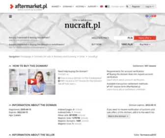 Nucraft.pl(Aukcja domeny) Screenshot