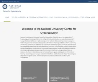 Nucsia.org(National University Center for Cyber Security) Screenshot