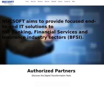 Nucsoft.co.in(Nucsoft Ltd) Screenshot
