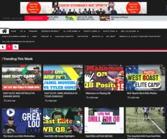 Nucsports.com(NUC Sports Football Recruiting Camps) Screenshot