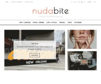 Nudabite.com(Canadian Lifestyle Blog) Screenshot