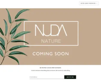 Nudanature.com(Nuda Nature) Screenshot