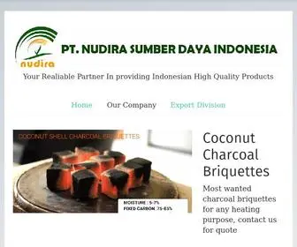 Nudira.com(Providing Cheap Charcoal Briquettes and Hydroponic Grown) Screenshot