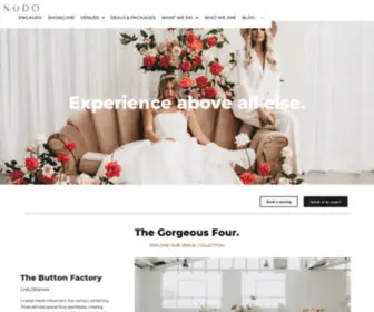 Nudo.com.au(Creators of the best wedding and event experiences) Screenshot