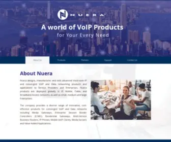 Nuera.com(Nuera Communications Inc) Screenshot