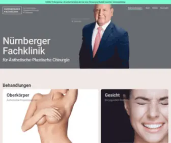 Nuernberger-Fachklinik.de(Fachklinik für ästhetisch) Screenshot