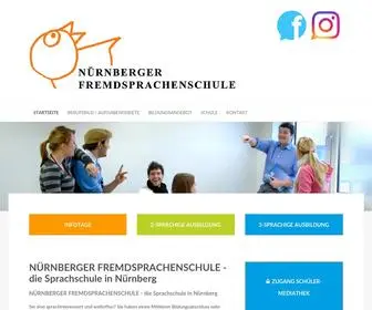 Nuernberger-Fremdsprachenschule.de(Französische Sprache) Screenshot