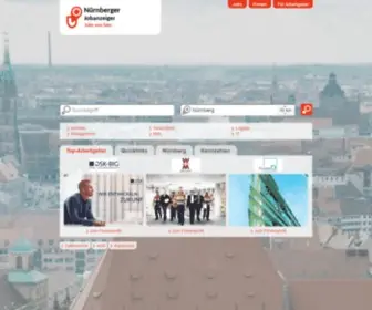 Nuernberger-Jobanzeiger.de(Aktuelle Stellenangebote und Jobs in Nürnberg) Screenshot