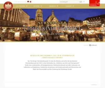 Nuernbergerchristkindlesmarkt.de(Nürnberger Christkindlesmarkt) Screenshot