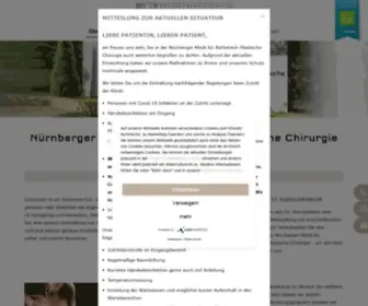 Nuernbergerklinik.de(Ästhetisch) Screenshot
