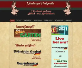 Nuernbergerpartymeile.com(Nachtbar) Screenshot