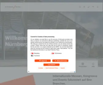 Nuernbergmesse.de(Hier erfahren Sie alles über die NürnbergMesse) Screenshot