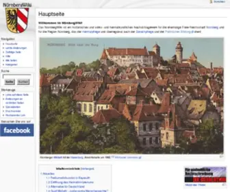 Nuernbergwiki.de(NürnbergWiki) Screenshot