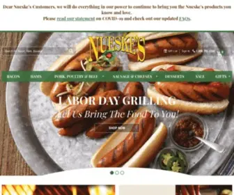 Nueskes.com(Smoked Sausage) Screenshot