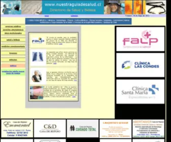Nuestraguiadesalud.cl(Directorio Médico) Screenshot