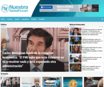 Nuestrasantafe.com(Nuestra Santa Fe) Screenshot